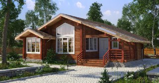 Строительство домов из двойного бруса под ключ Курск цены от 12600 руб.