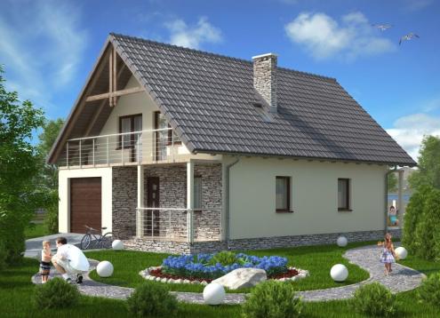 № 1007 Купить Проект дома Розтока. Закажите готовый проект № 1007 в Курске, цена 43452 руб.