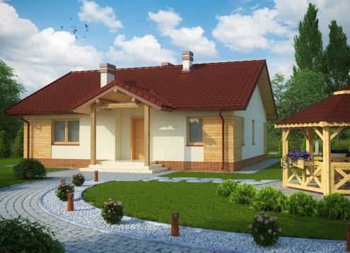 № 1038 Купить Проект дома Коскизов. Закажите готовый проект № 1038 в Курске, цена 38844 руб.