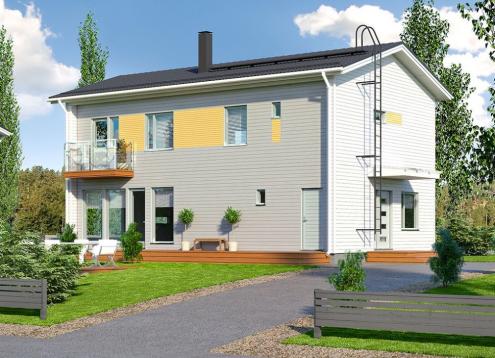 № 1078 Купить Проект дома Водпекер 130-158. Закажите готовый проект № 1078 в Курске, цена 46800 руб.