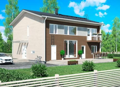 № 1125 Купить Проект дома Водпекер 165-197 Е 3. Закажите готовый проект № 1125 в Курске, цена 59400 руб.