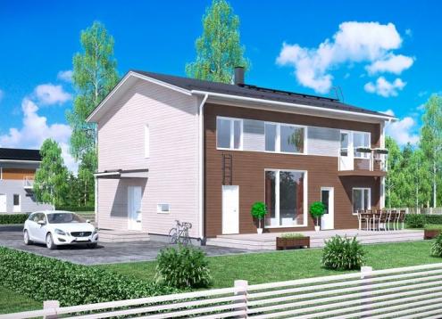 № 1222 Купить Проект дома Водпекер 164 Е 2. Закажите готовый проект № 1222 в Курске, цена 59040 руб.