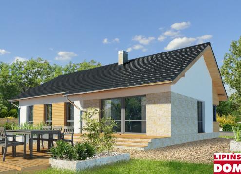 № 1262 Купить Проект дома Ароса. Закажите готовый проект № 1262 в Курске, цена 43200 руб.
