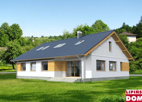 № 1302 Купить Проект дома Аоста. Закажите готовый проект № 1302 в Курске, цена 44125 руб.