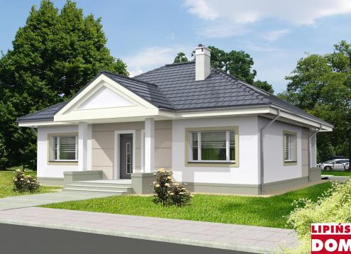 № 1307 Купить Проект дома Люси 4. Закажите готовый проект № 1307 в Курске, цена 35640 руб.