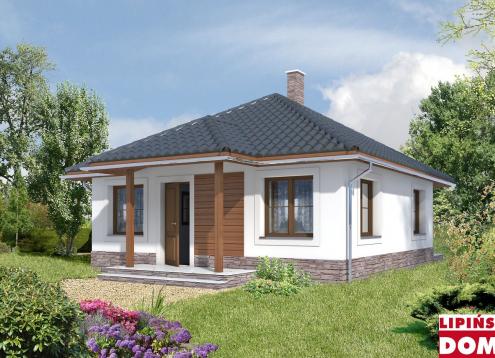№ 1556 Купить Проект дома Роузвиль. Закажите готовый проект № 1556 в Курске, цена 18400 руб.