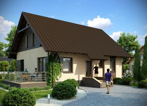 № 1562 Купить Проект дома Казимирзов. Закажите готовый проект № 1562 в Курске, цена 37224 руб.