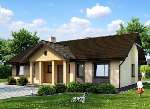 № 1574 Купить Проект дома Виснич. Закажите готовый проект № 1574 в Курске, цена 38196 руб.
