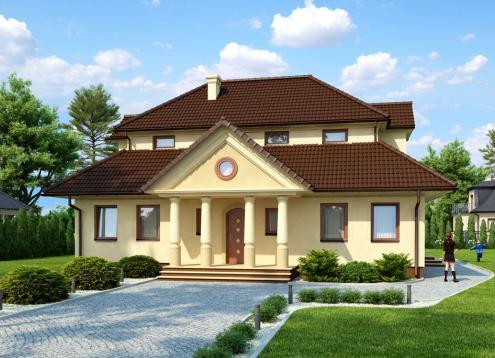 № 1583 Купить Проект дома Олхава. Закажите готовый проект № 1583 в Курске, цена 50976 руб.