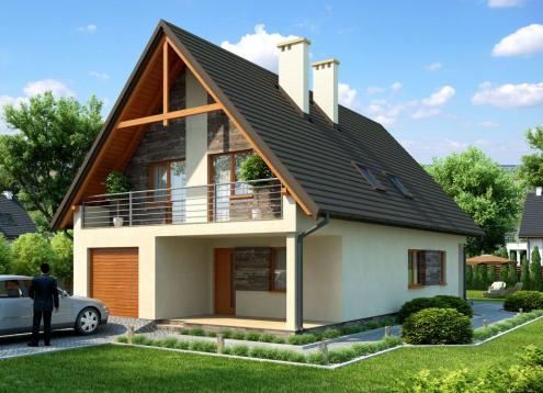 № 1591 Купить Проект дома Потазники. Закажите готовый проект № 1591 в Курске, цена 50040 руб.