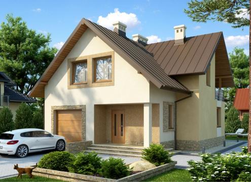 № 1596 Купить Проект дома Дирак. Закажите готовый проект № 1596 в Курске, цена 0 руб.