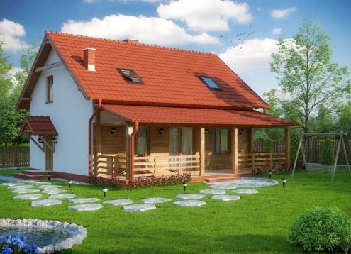 № 1598 Купить Проект дома Зерковице 2. Закажите готовый проект № 1598 в Курске, цена 42084 руб.