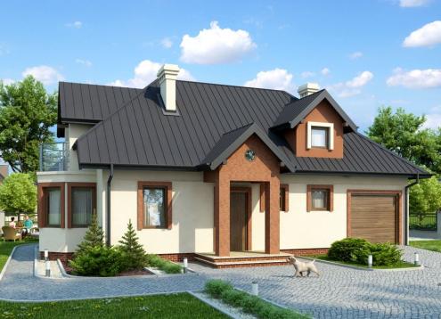 № 1600 Купить Проект дома Модел. Закажите готовый проект № 1600 в Курске, цена 51336 руб.