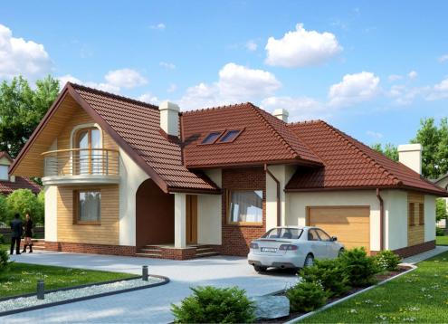 № 1609 Купить Проект дома Салватов. Закажите готовый проект № 1609 в Курске, цена 50796 руб.