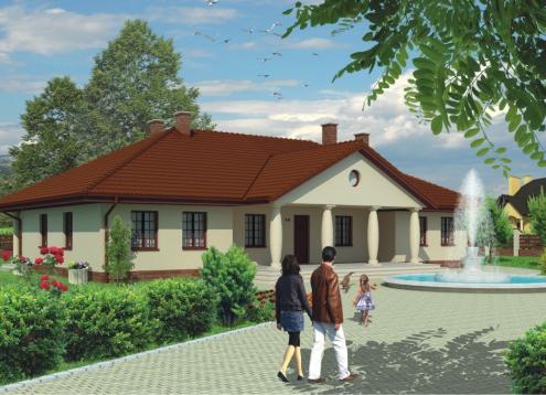 № 1614 Купить Проект дома Сохатый. Закажите готовый проект № 1614 в Курске, цена 73188 руб.