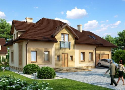 № 1627 Купить Проект дома Астра. Закажите готовый проект № 1627 в Курске, цена 60408 руб.