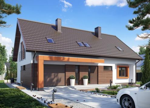 № 1632 Купить Проект дома Рикерма . Закажите готовый проект № 1632 в Курске, цена 54144 руб.