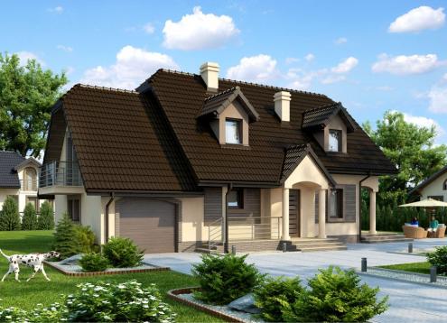 № 1637 Купить Проект дома Скустки. Закажите готовый проект № 1637 в Курске, цена 46872 руб.