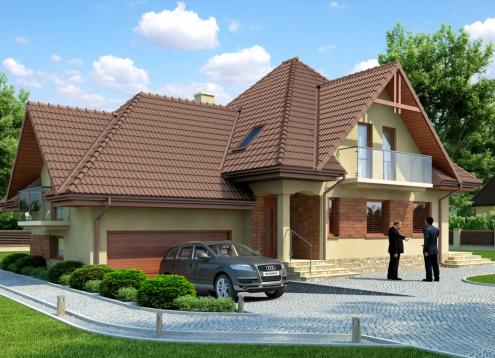 № 1654 Купить Проект дома Вереска 2. Закажите готовый проект № 1654 в Курске, цена 53784 руб.
