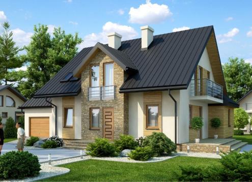 № 1657 Купить Проект дома Храброво Н. Закажите готовый проект № 1657 в Курске, цена 52812 руб.