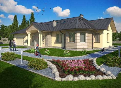№ 1659 Купить Проект дома Билкза. Закажите готовый проект № 1659 в Курске, цена 75132 руб.