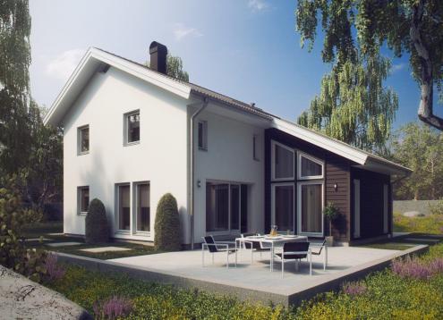 № 1718 Купить Проект дома Содервикен. Закажите готовый проект № 1718 в Курске, цена 62640 руб.