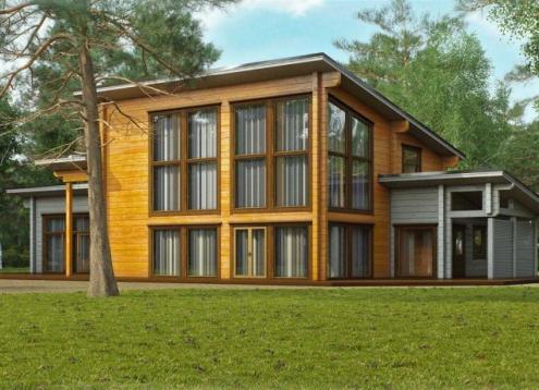 № 1730 Купить Проект дома ЕЛШ  - 261. Закажите готовый проект № 1730 в Курске, цена 73800 руб.