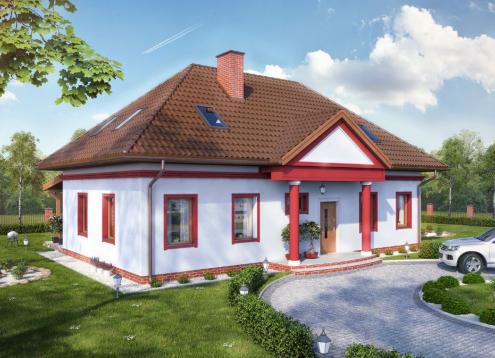 № 1821 Купить Проект дома Ковалево. Закажите готовый проект № 1821 в Курске, цена 31896 руб.