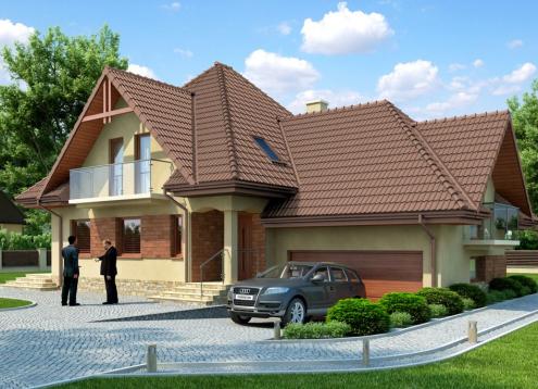 № 1822 Купить Проект дома Вереск-2. Закажите готовый проект № 1822 в Курске, цена 53784 руб.