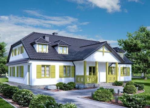 № 1827 Купить Проект дома Мирт. Закажите готовый проект № 1827 в Курске, цена 114160 руб.